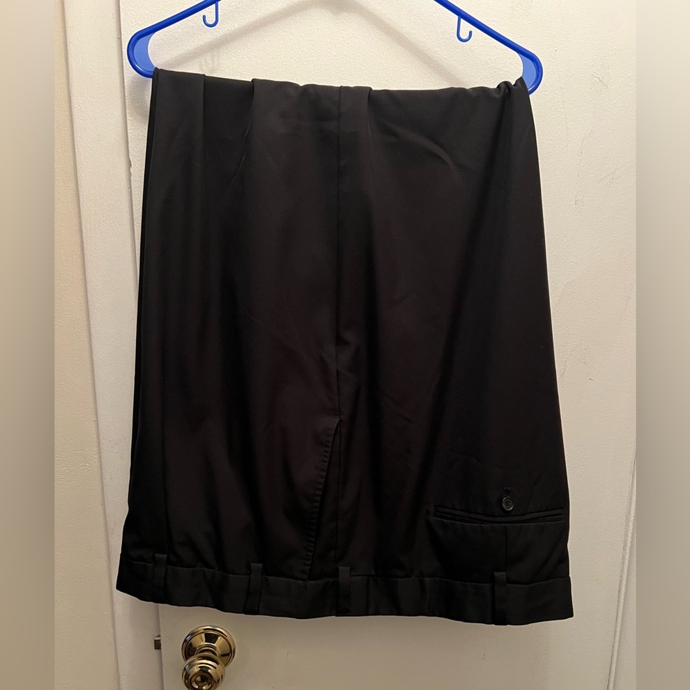 Black Pleated Dress Pants